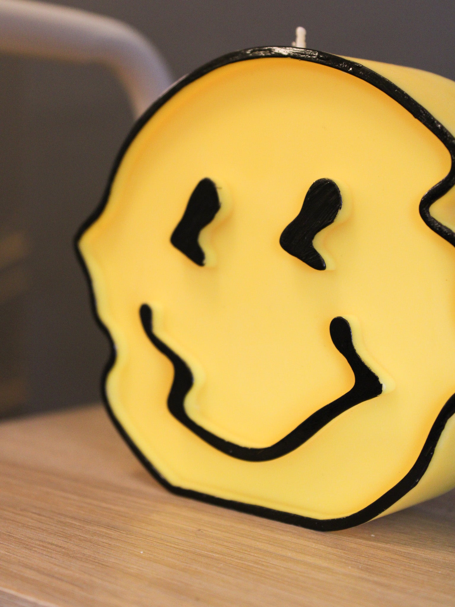 Smiley Face Candle