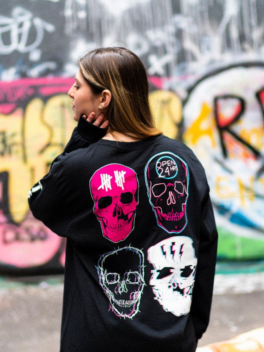 Moto Skull Longsleeve