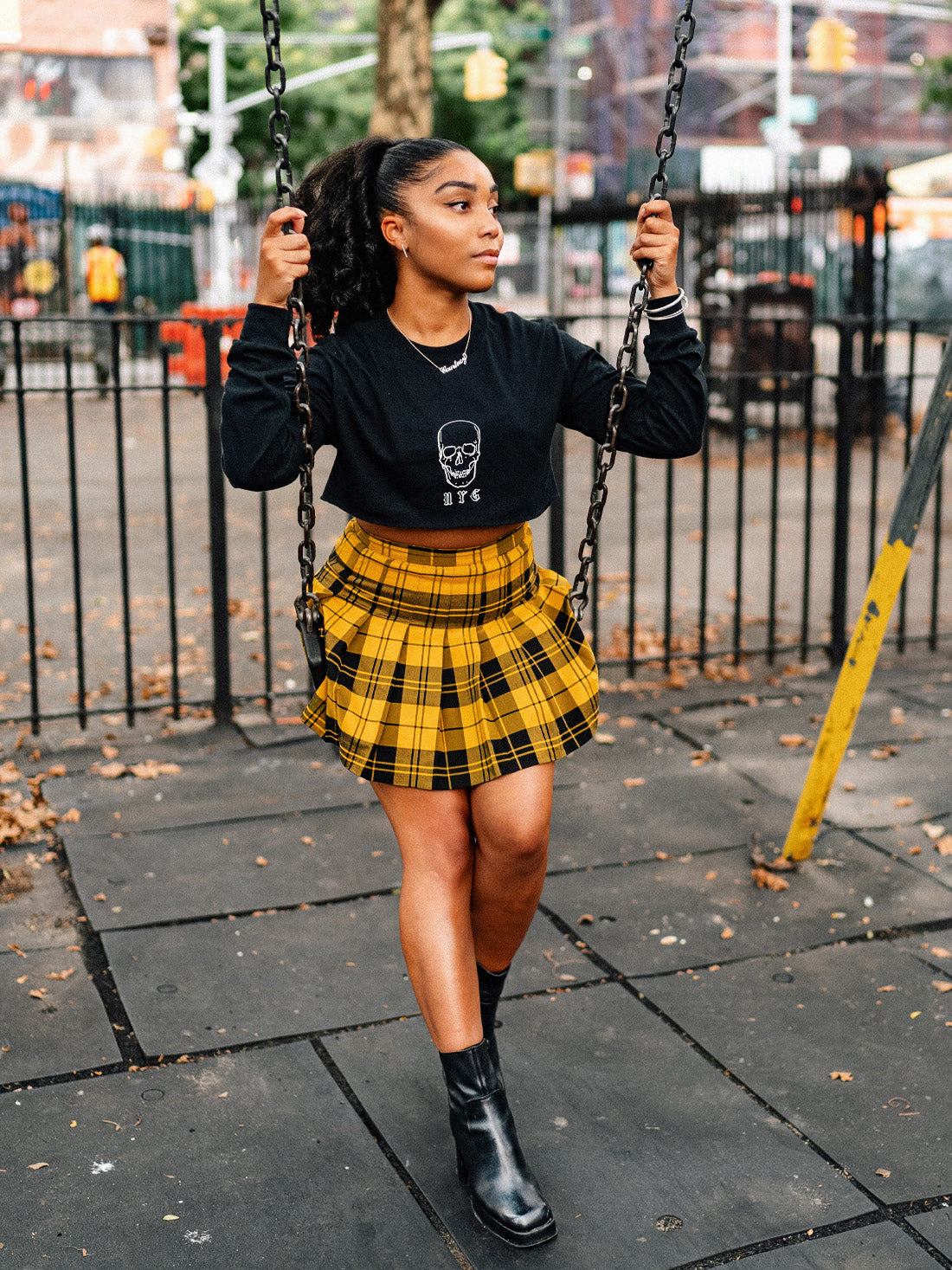 For a Good Time Crop Long Sleeve