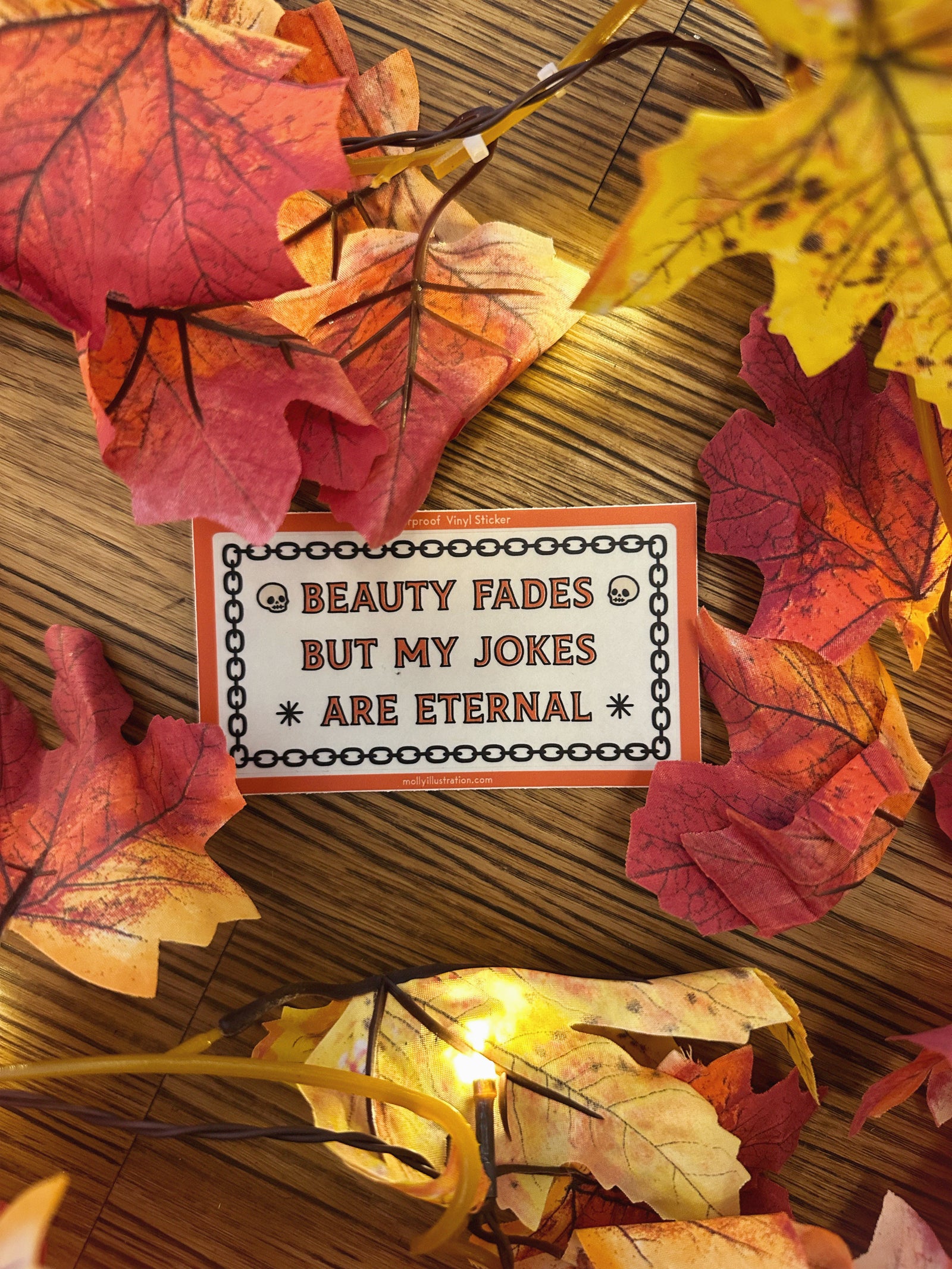 Beauty Fades Sticker