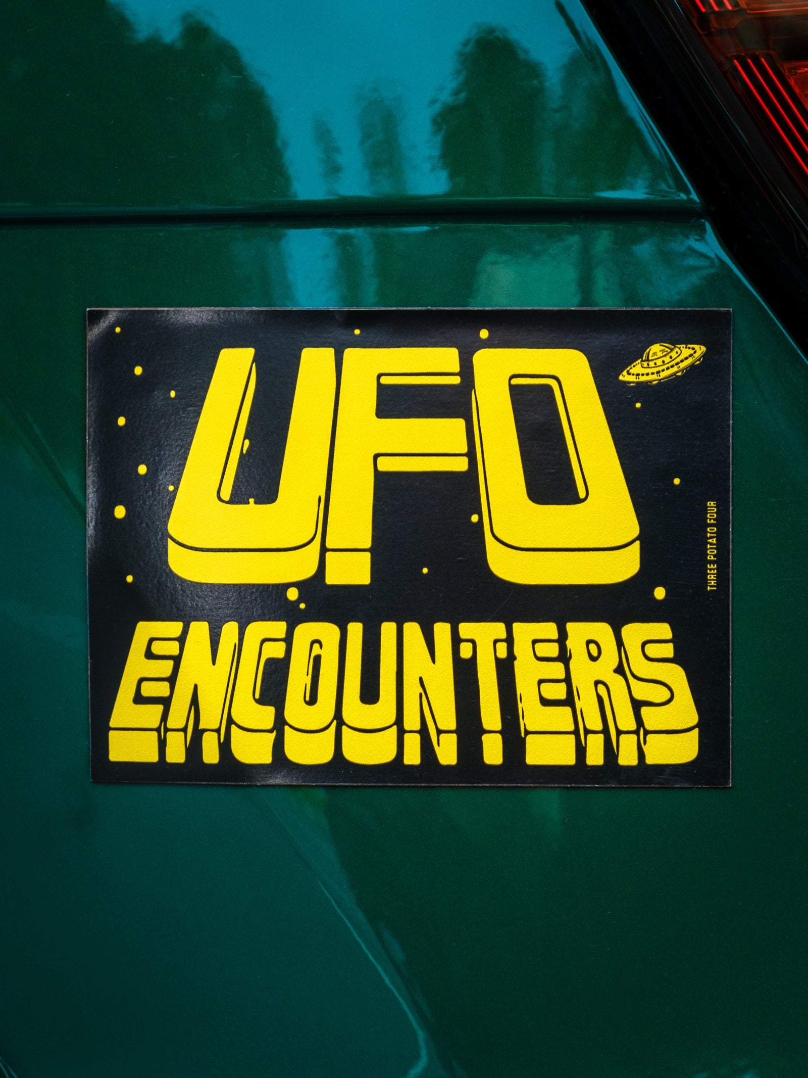 UFO Encounters Bumper Magnet