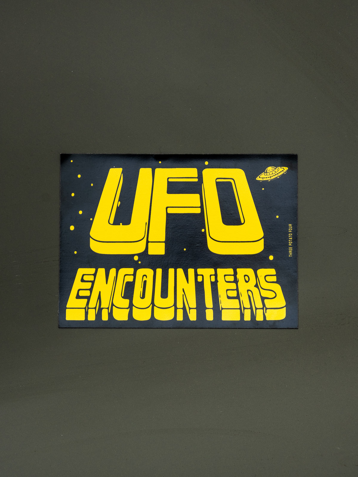 UFO Encounters Bumper Magnet