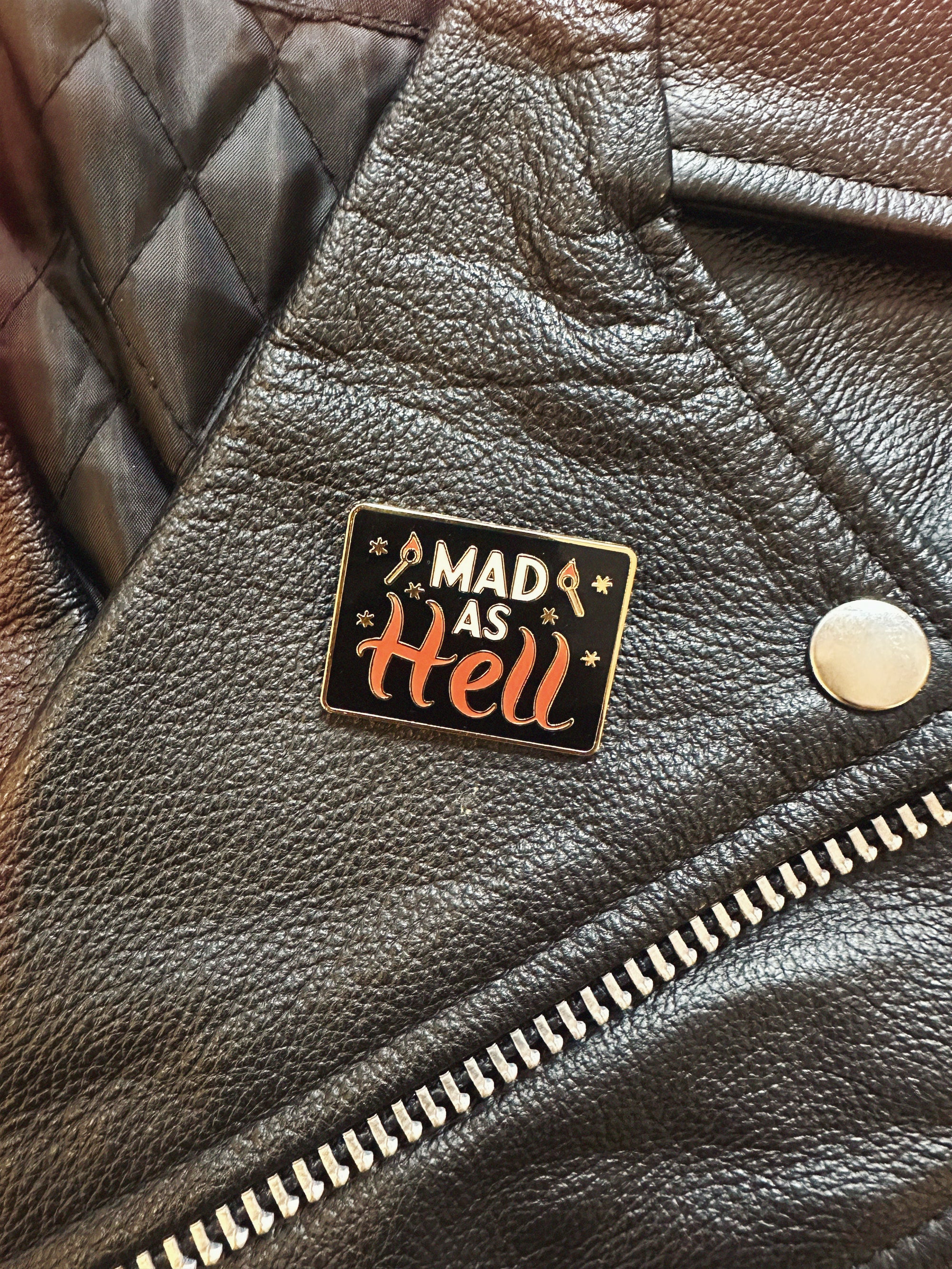 Mad as Hell Enamel Pin