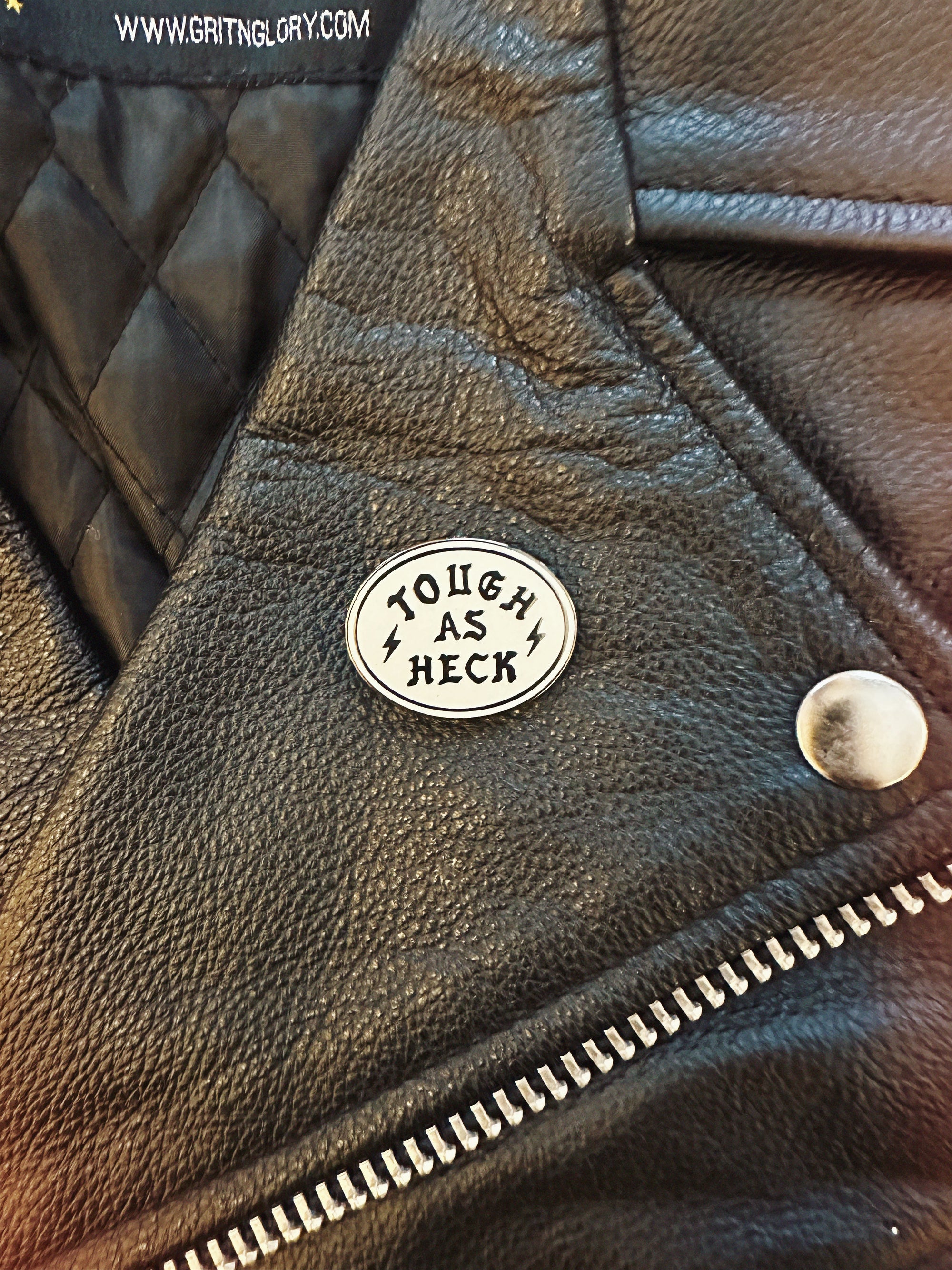Tough as Heck Pin