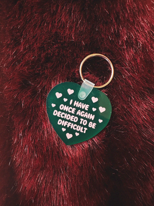 Difficult Keychain - Grit N Glory