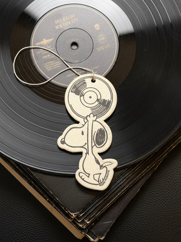 Snoopy Record Air Freshener - Grit N Glory
