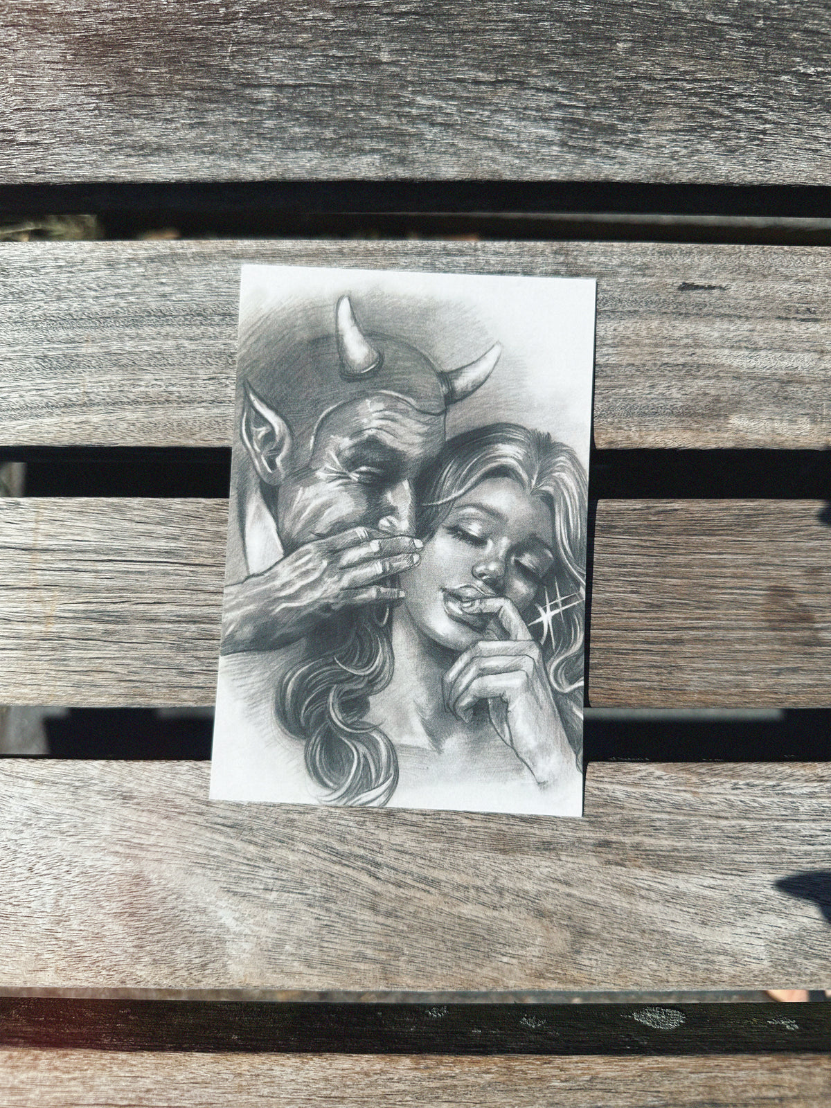 Devil&#39;s Whisper Postcard