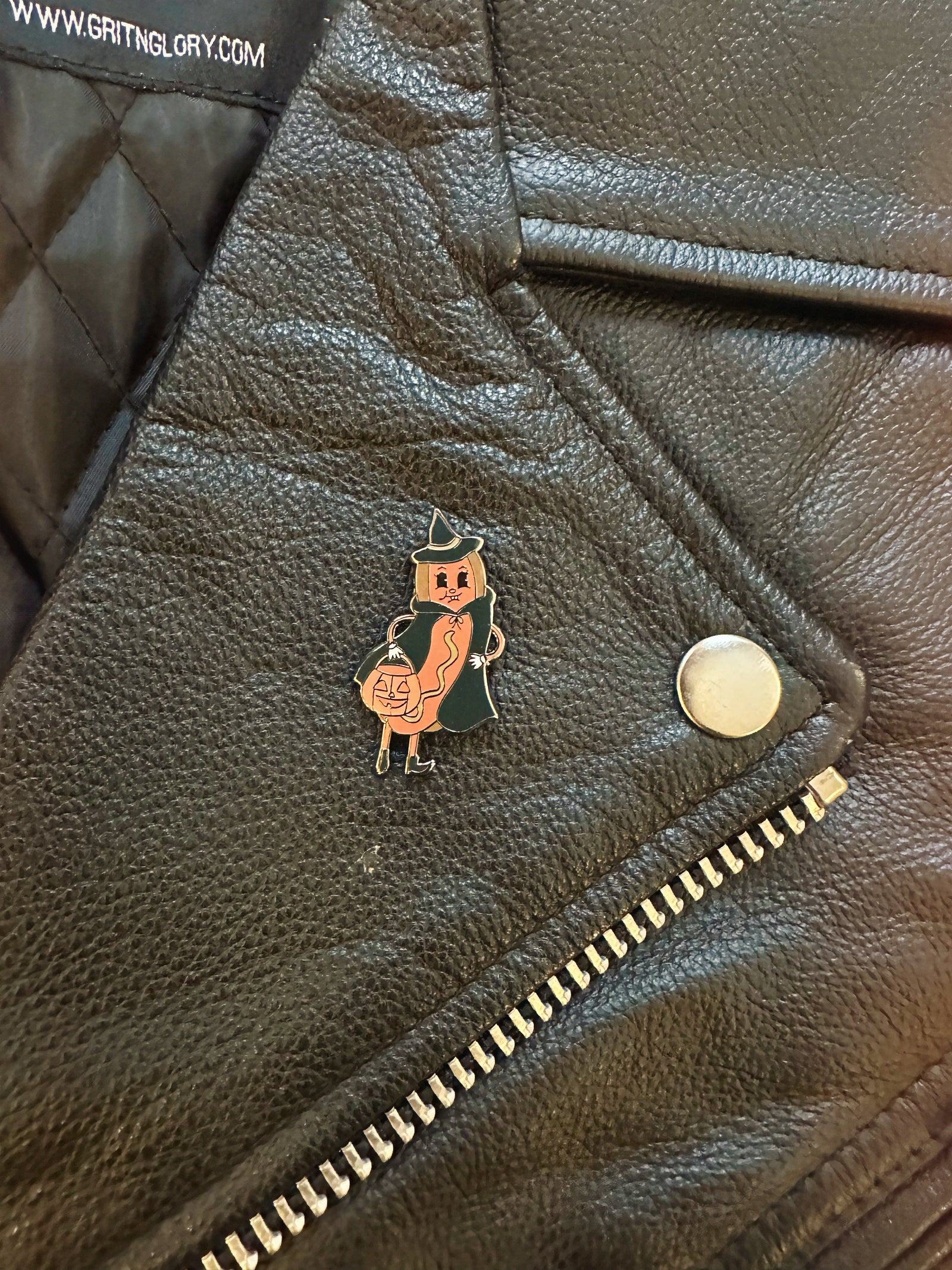 Feelin' Halloweenie Enamel Pin