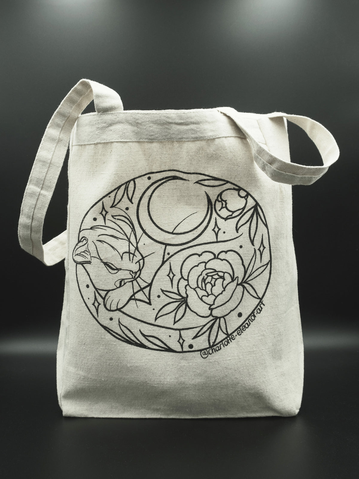 Cat Moon Tote
