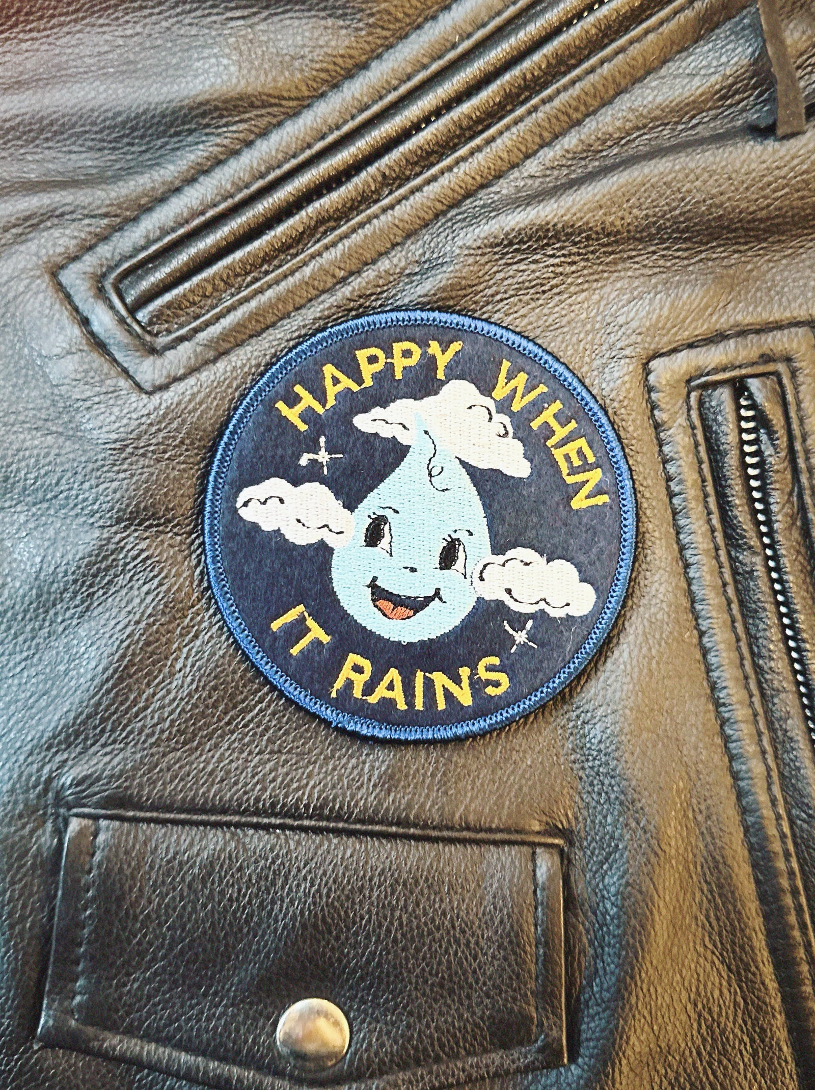 Happy When it Rains Patch