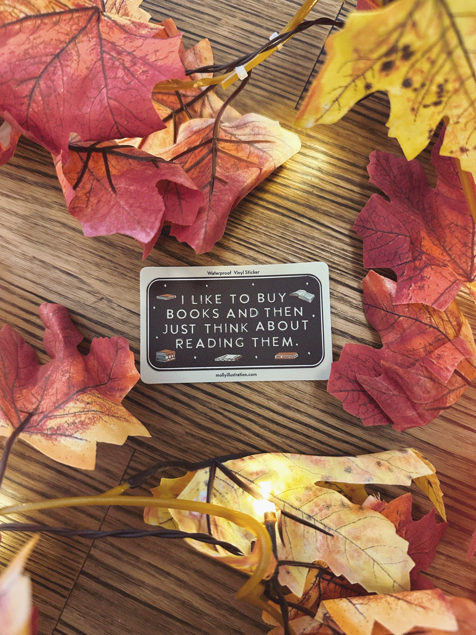 I Like to Buy Books Sticker
