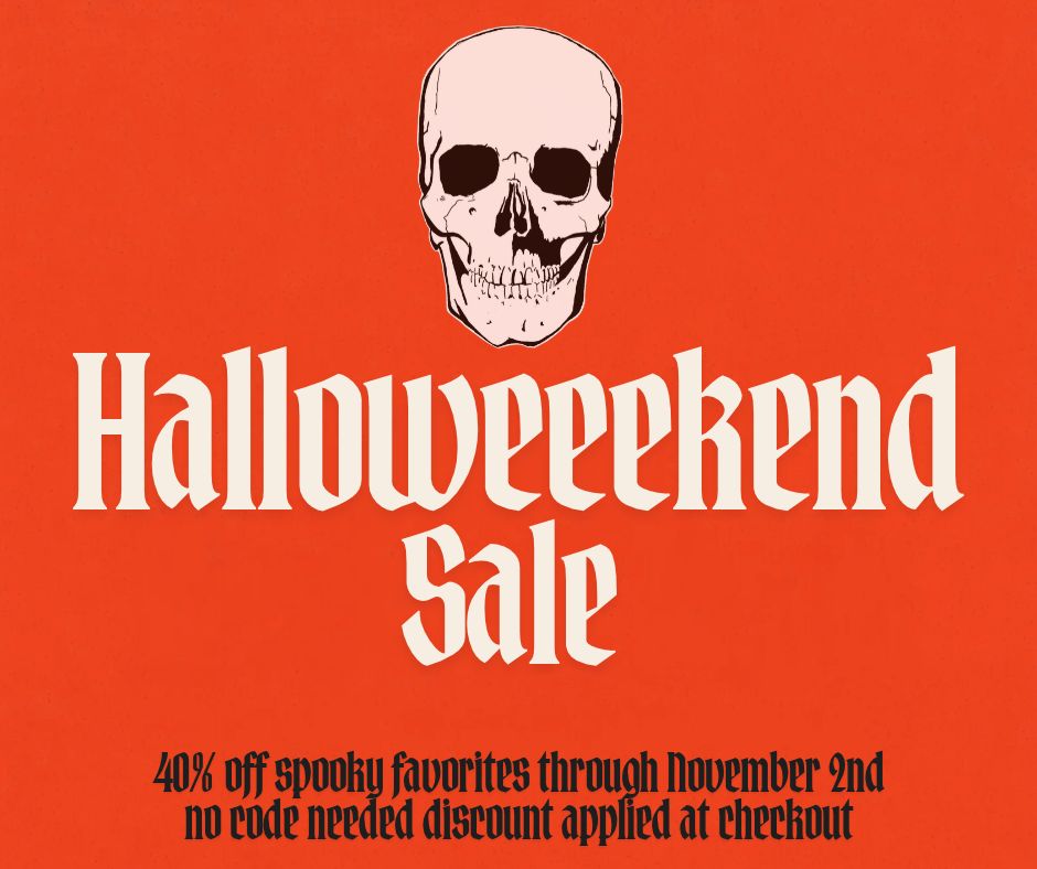 Halloween themed sale slide 