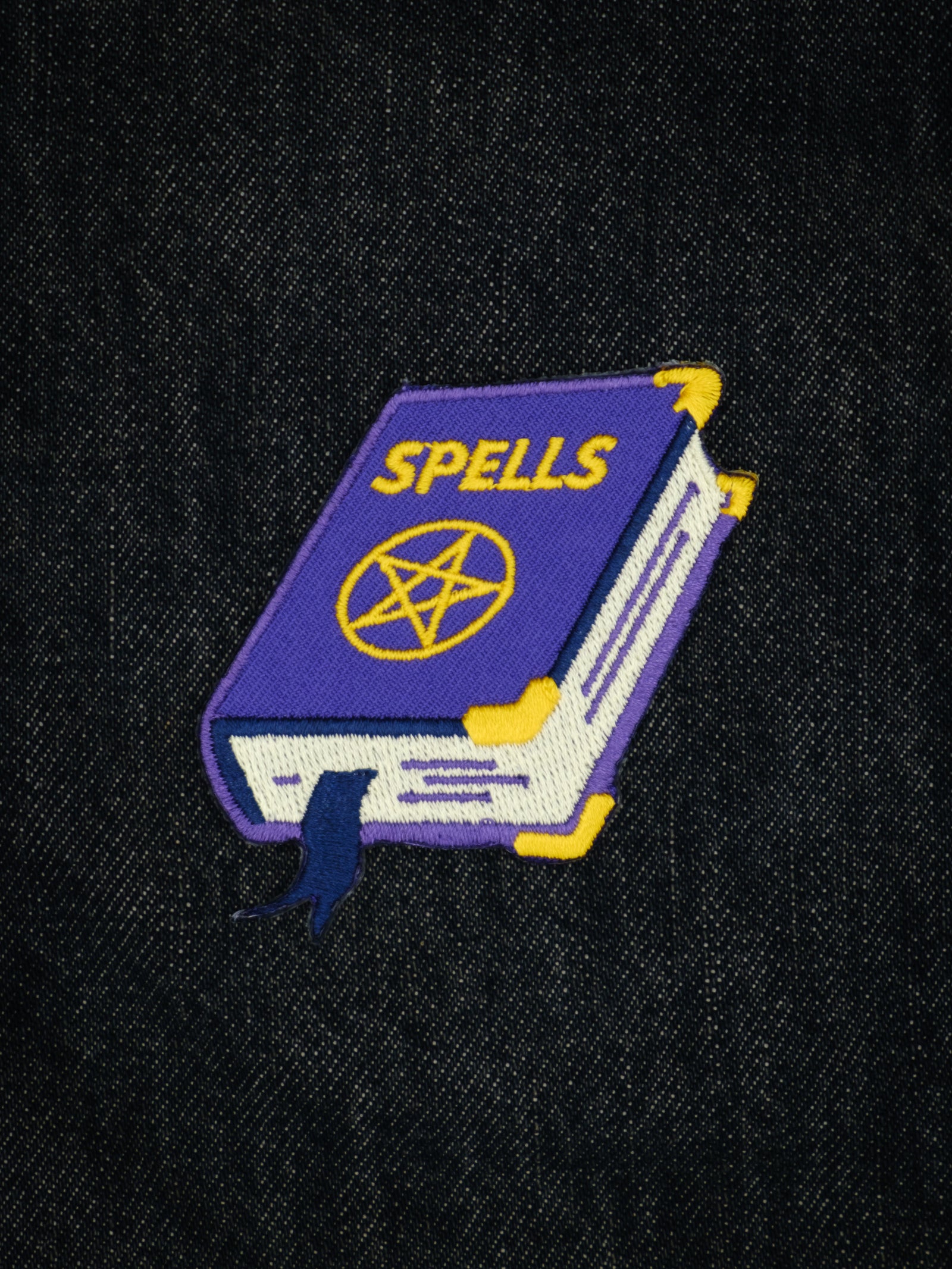 Spell Book Embroidered Patch