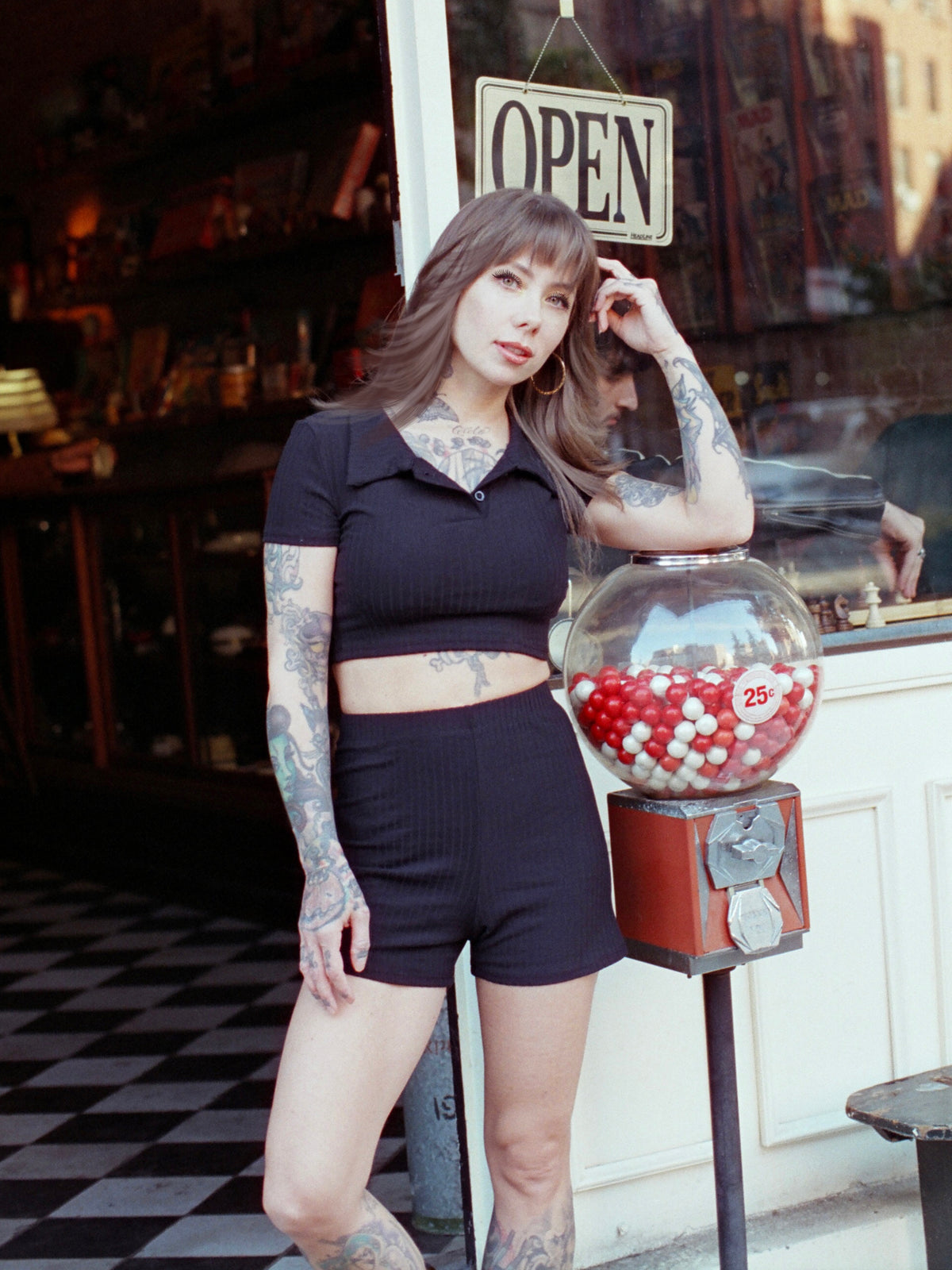 Killing Moon Crop Top and Short Set