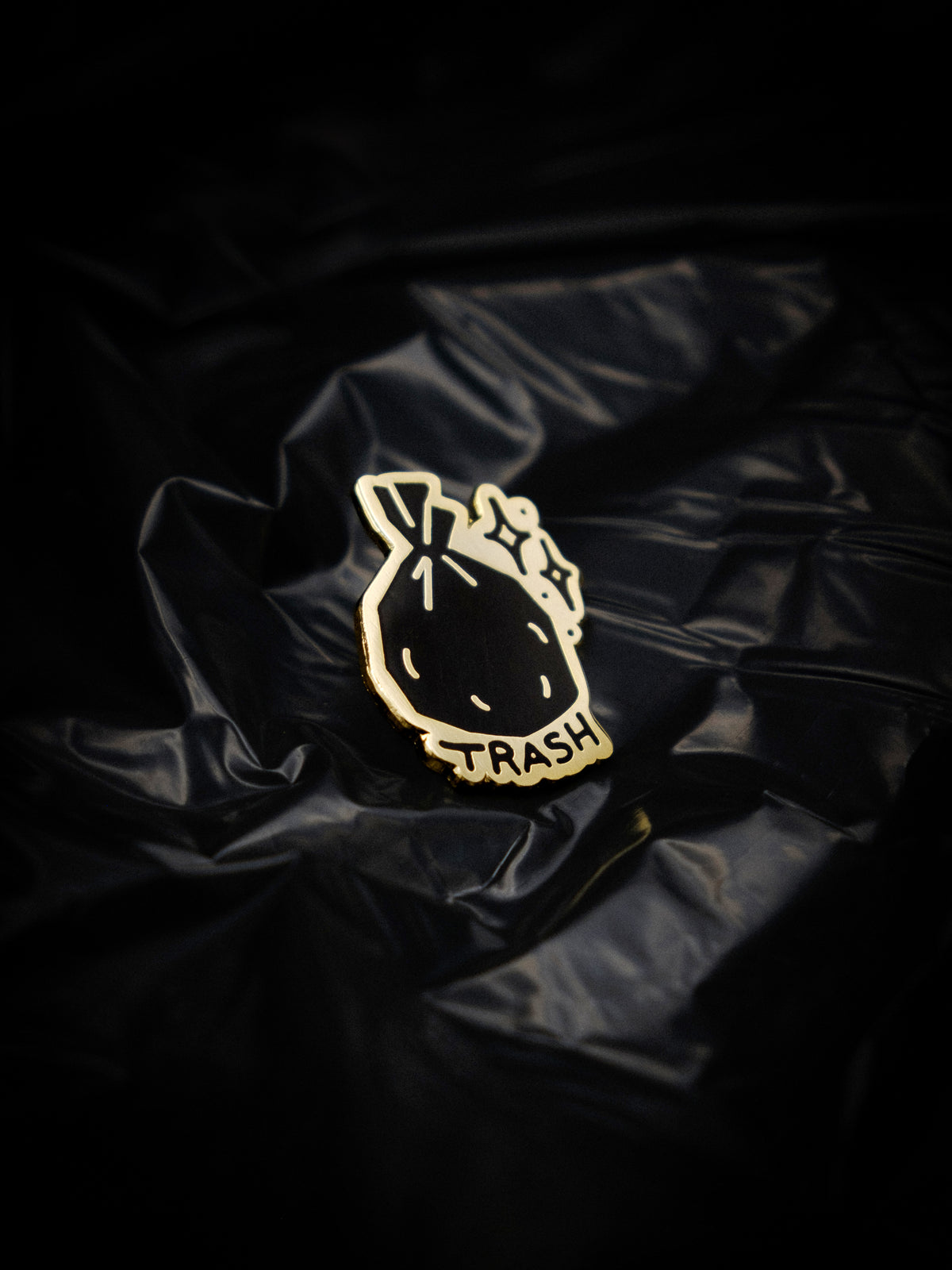 Trash Enamel Pin