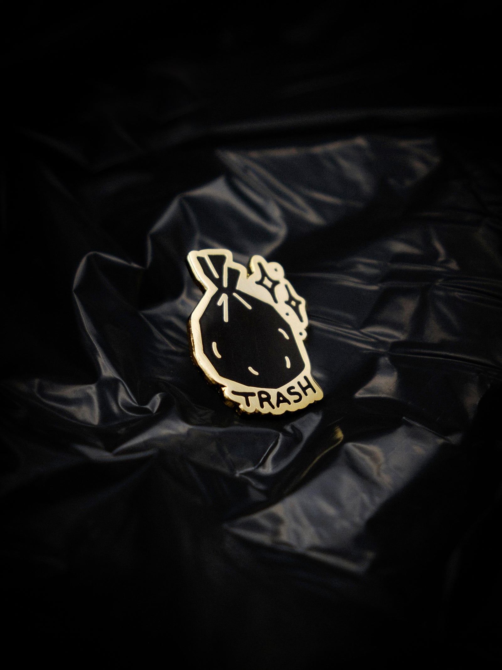 Trash Enamel Pin