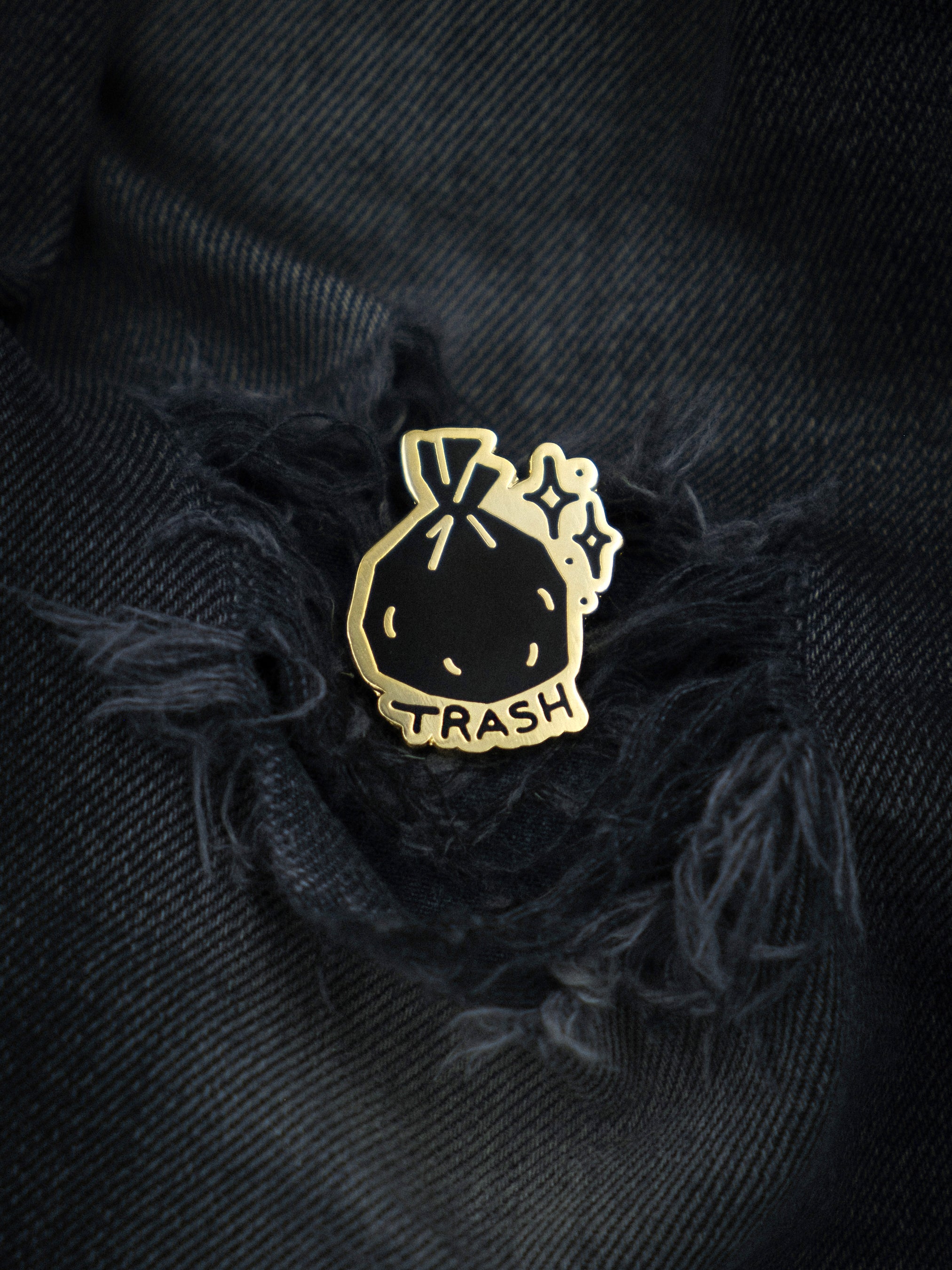 Pin Point Trashes Trash Enamel Pin - Grit N Glory