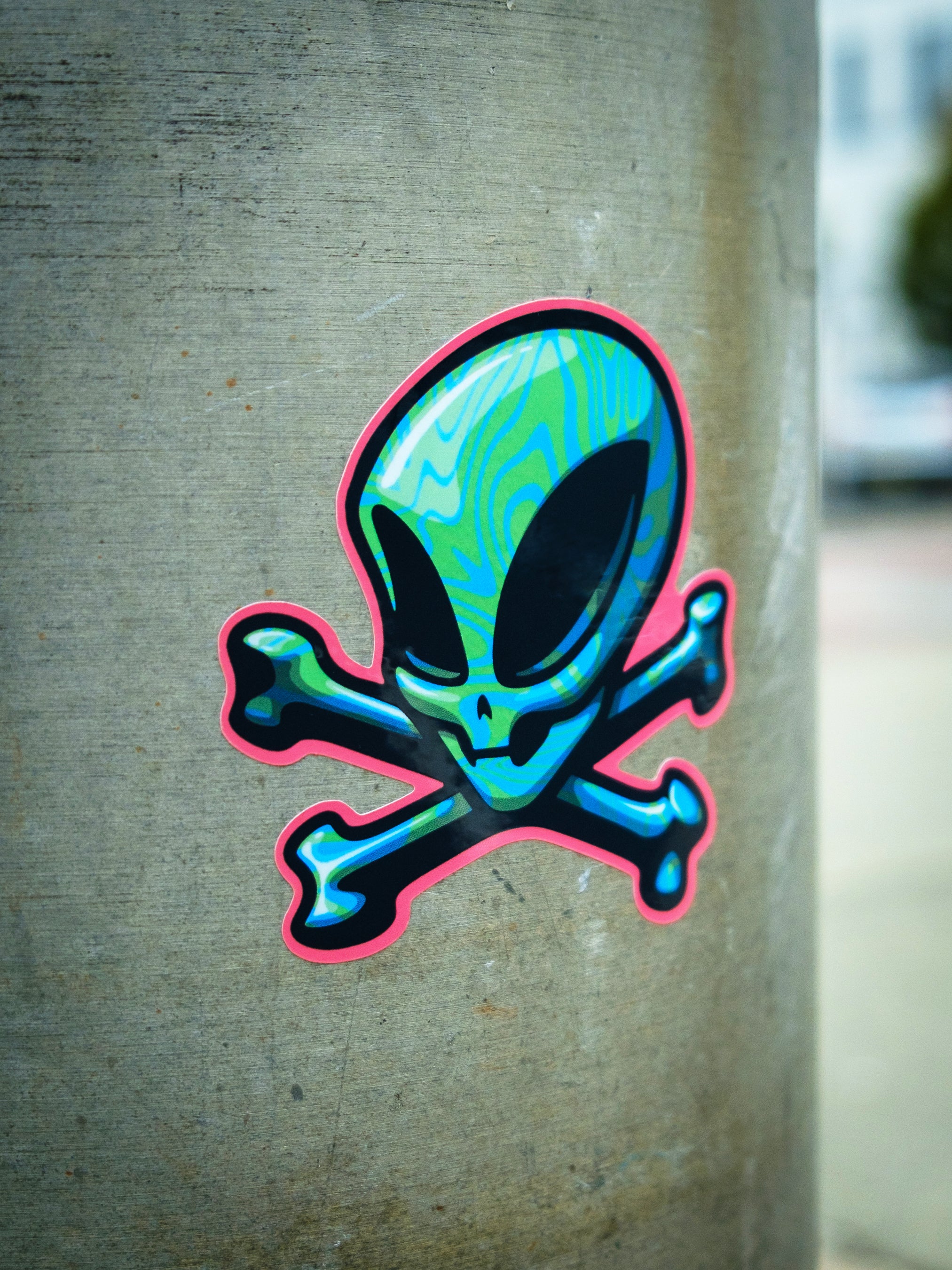 Alien Sticker Raving Alien Sticker - Grit N Glory