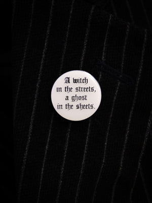 Ghost in the Sheets Enamel Pin