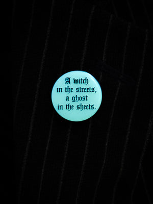 Ghost in the Sheets Enamel Pin