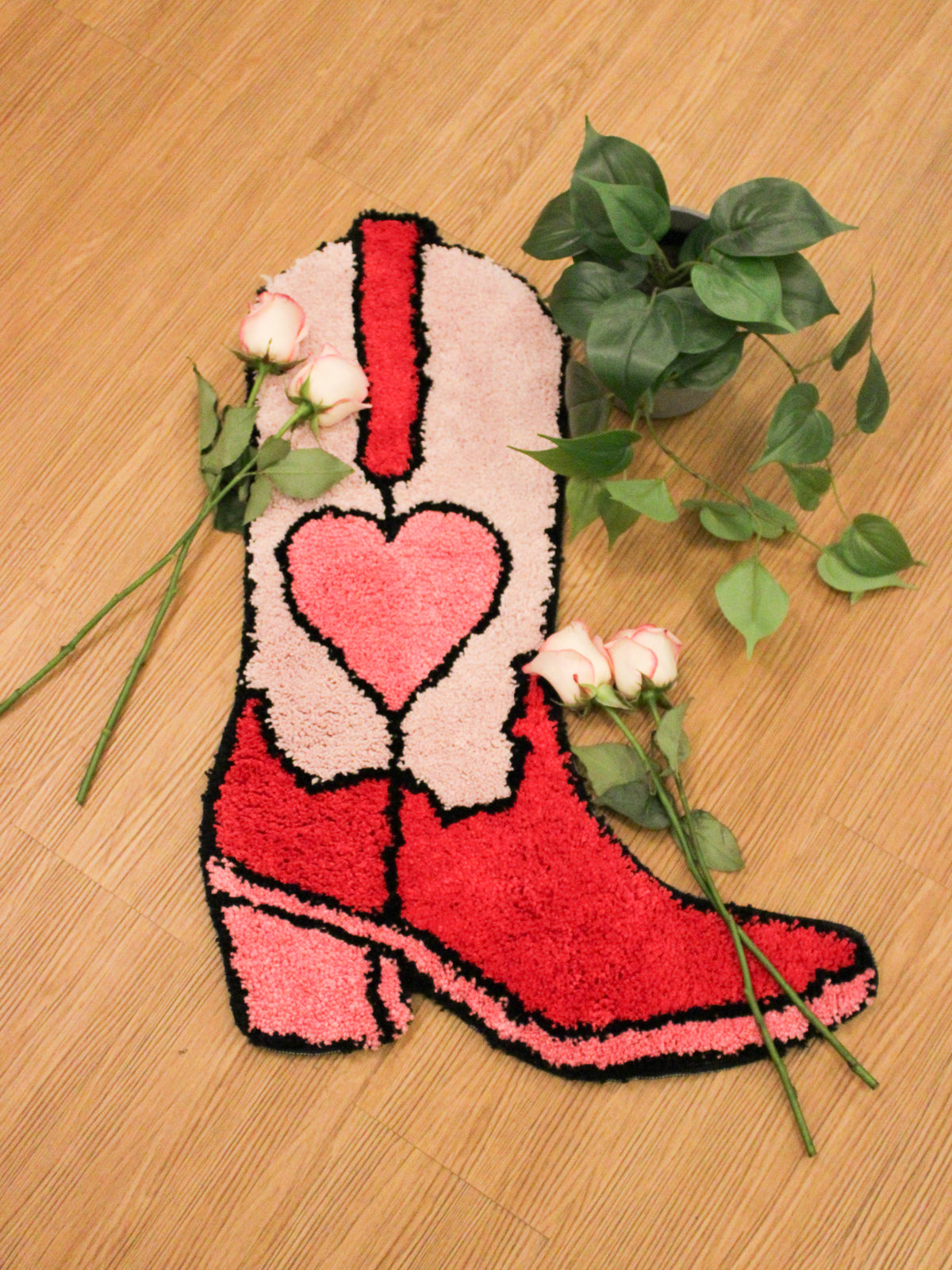 Western Cowboy Boot Rug