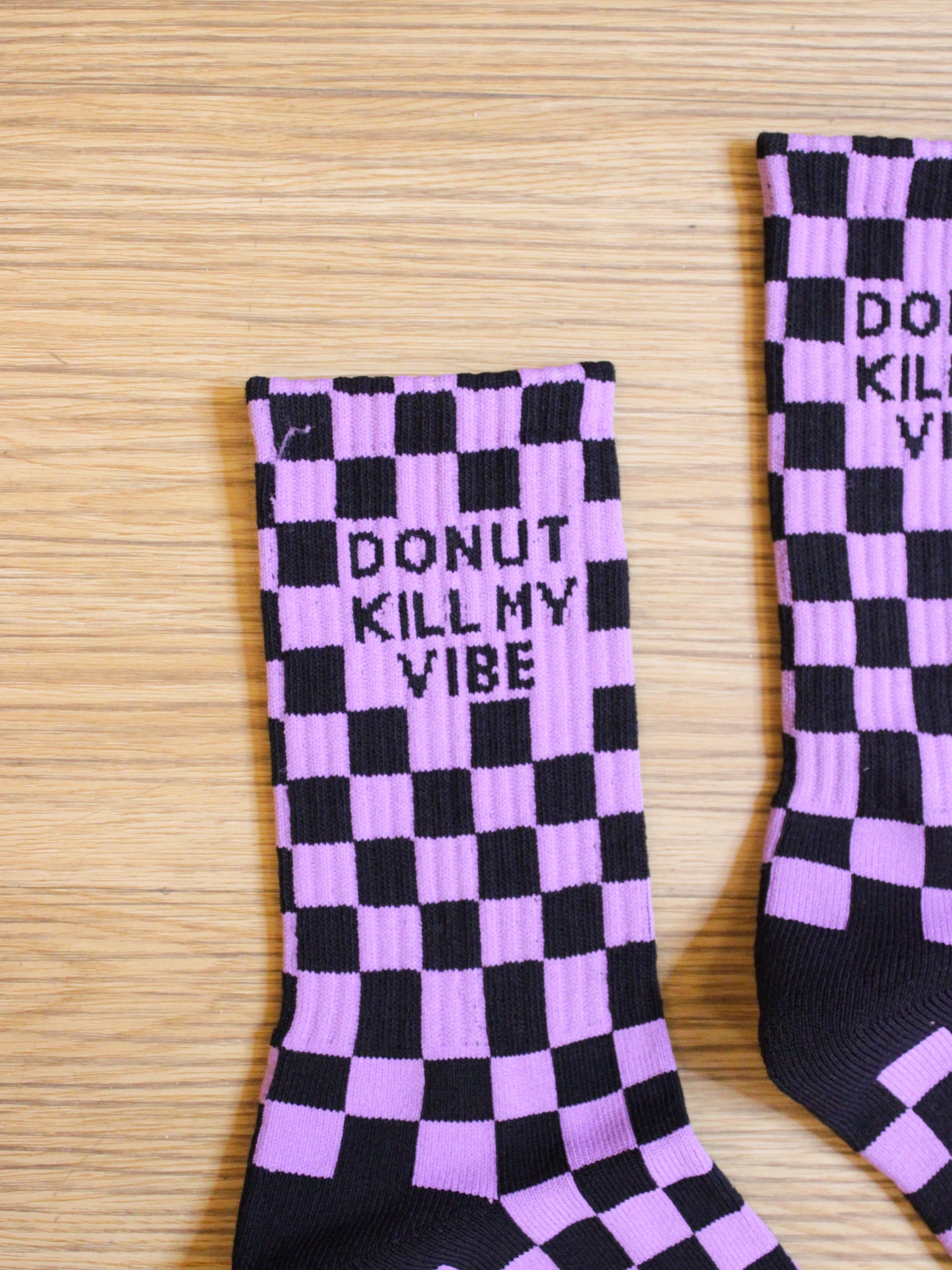 Donut Kill My Vibe Socks