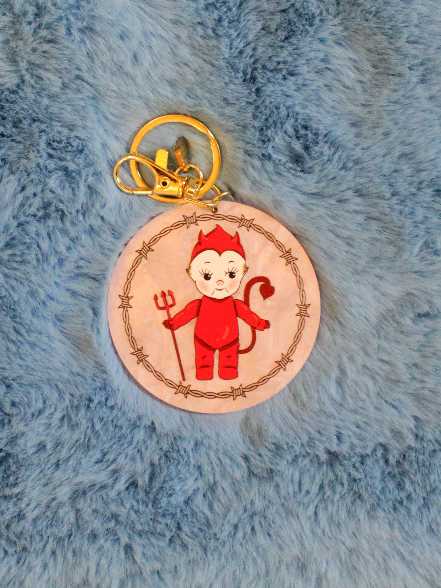 Kewpie Keychain