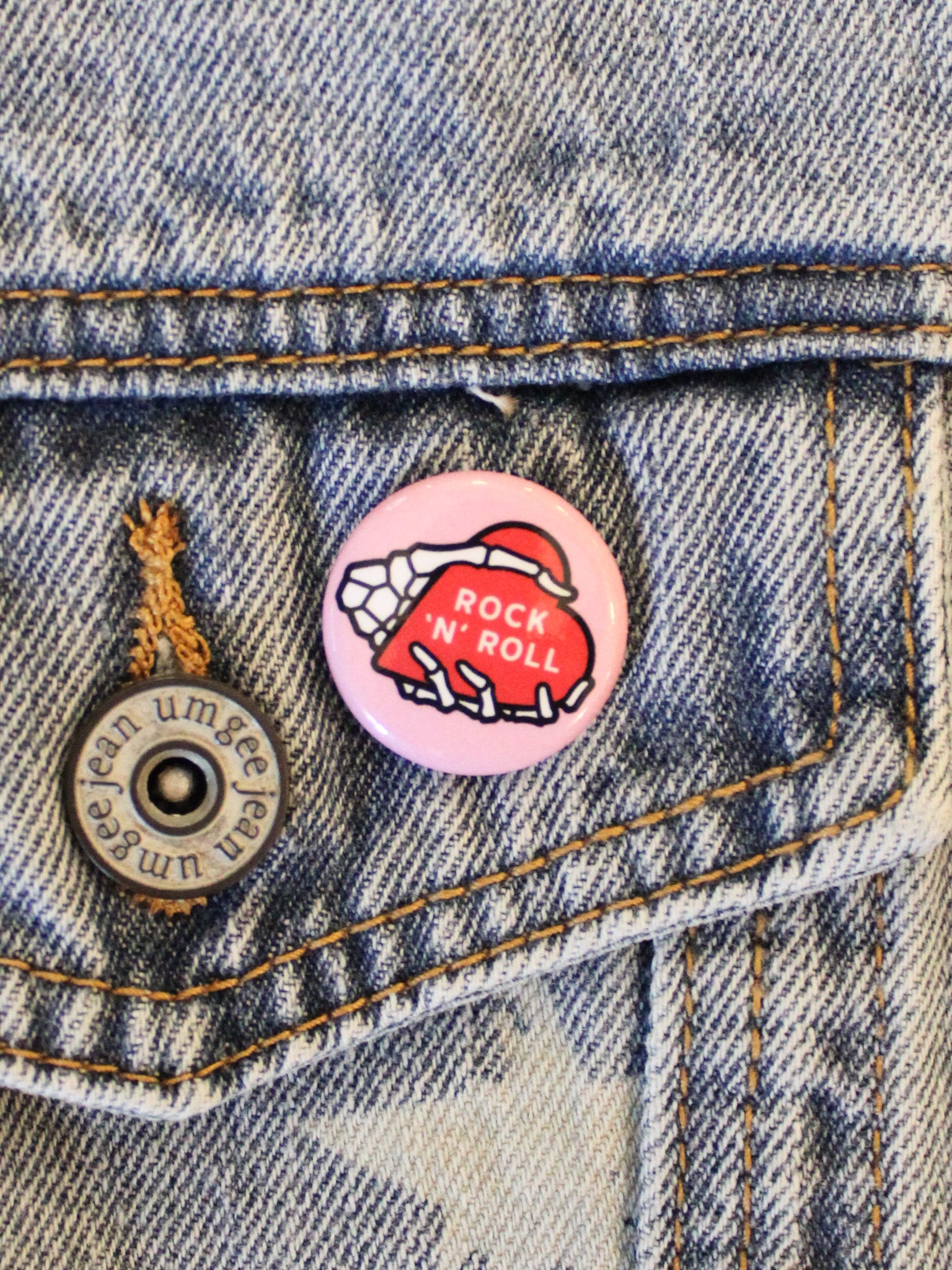 Rock N Roll Button