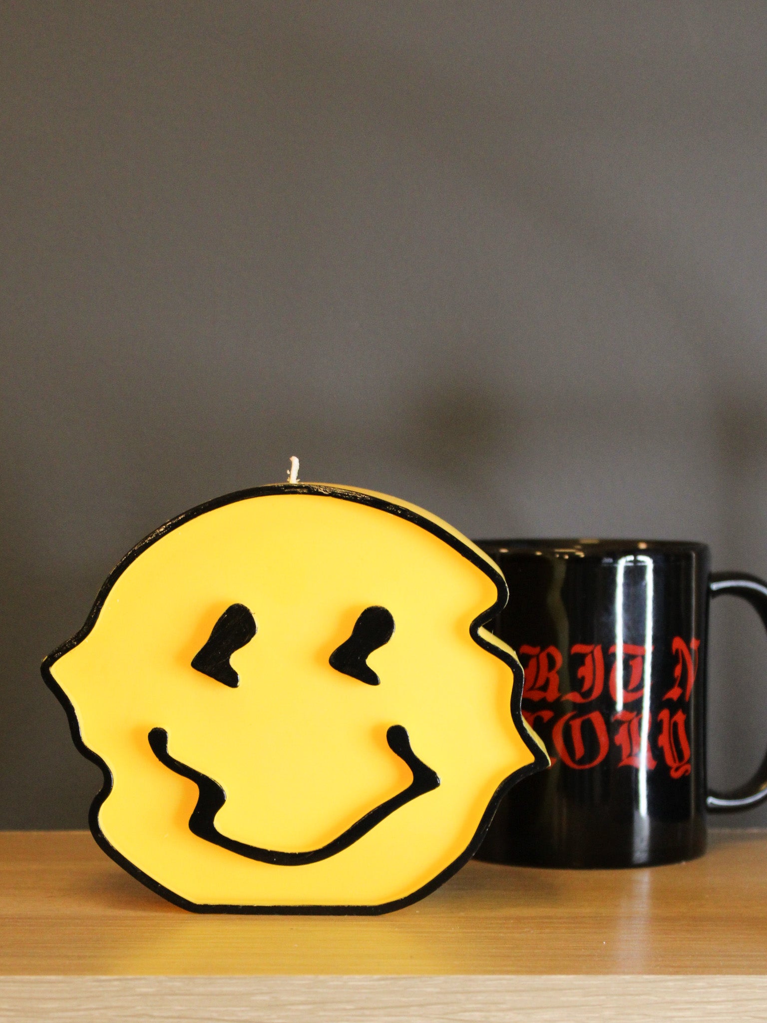 Smiley Face Candle