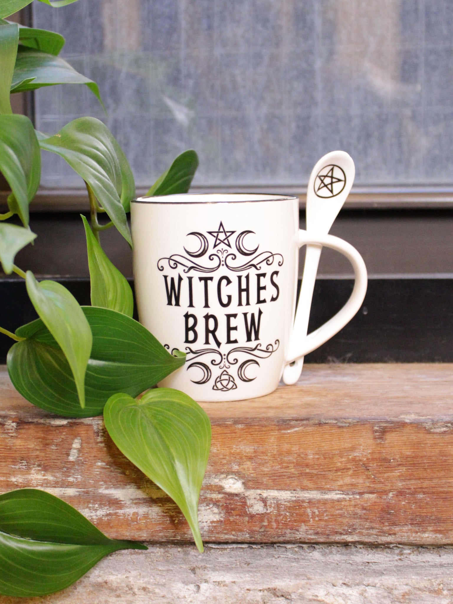 Witches Brew Cup and Spoon