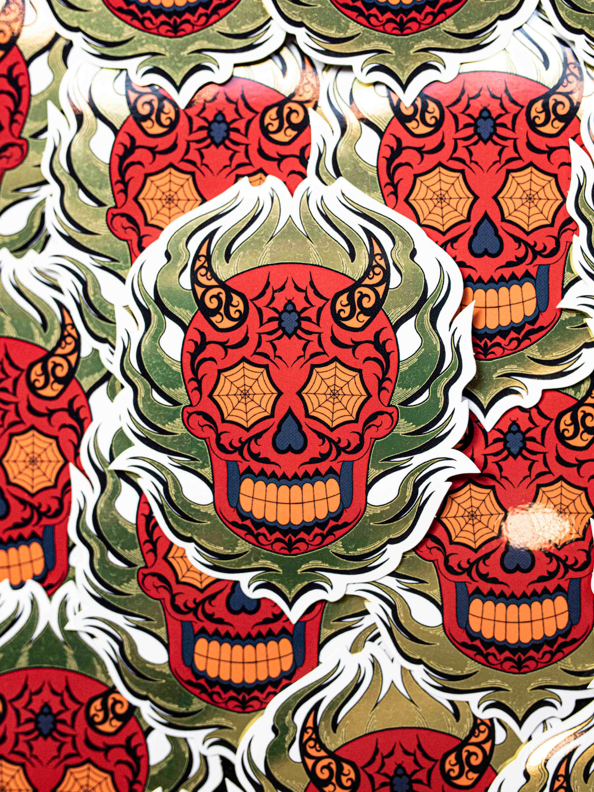 Diablo Skull Sticker