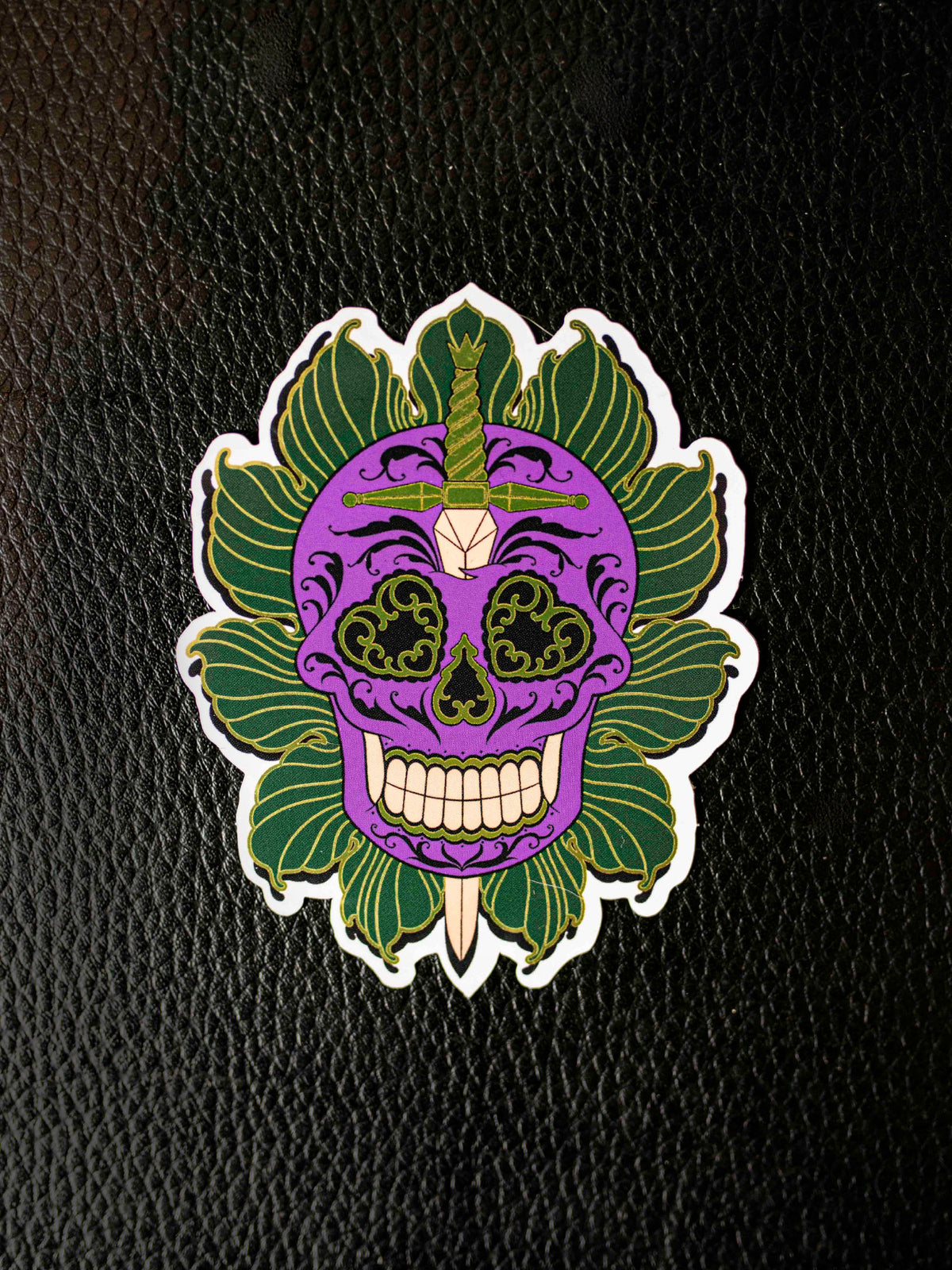 Sword Skull Sticker