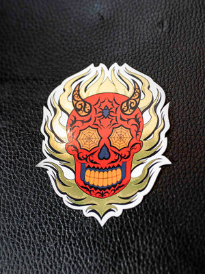 Diablo Skull Sticker