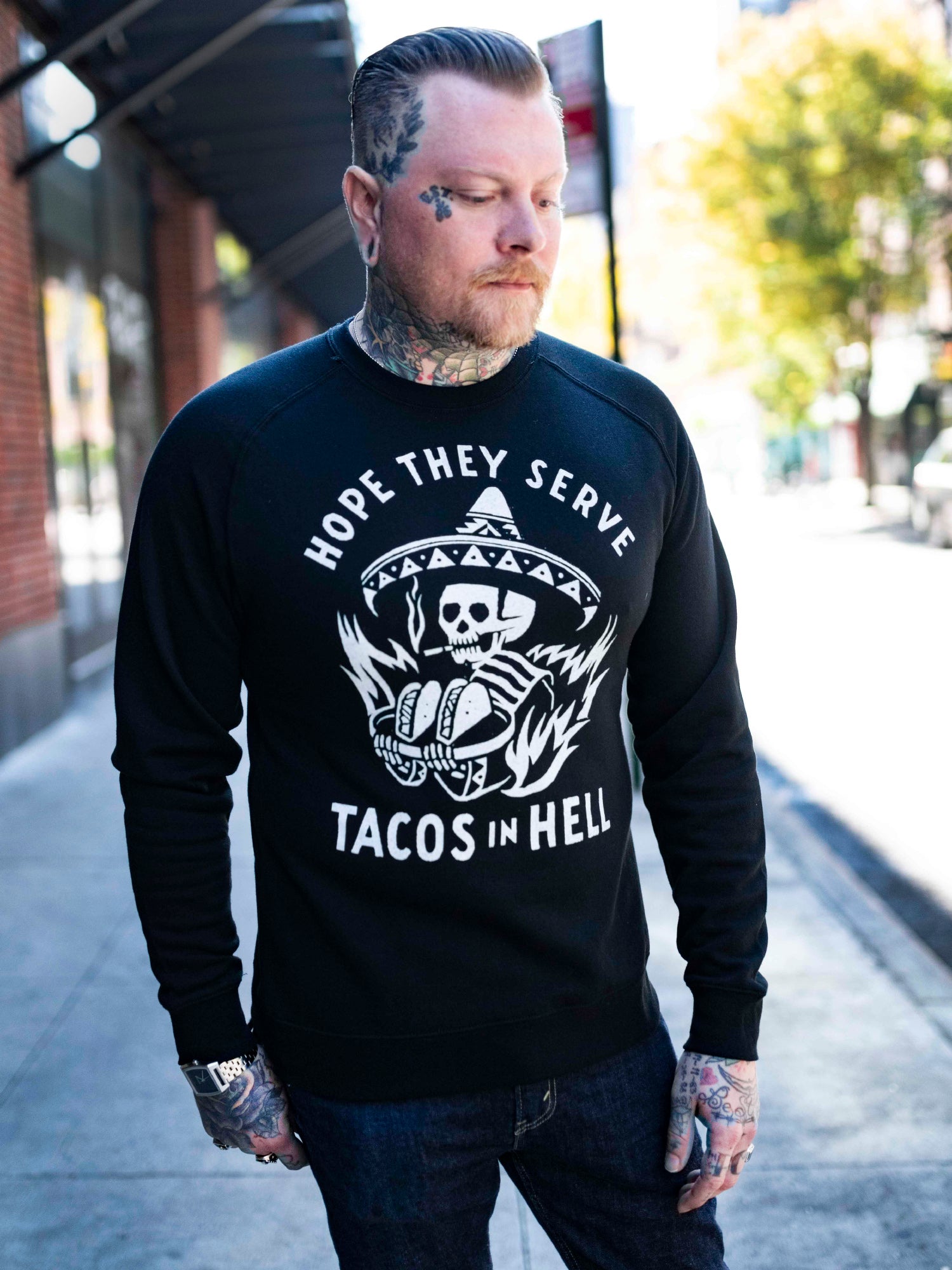 Tacos In Hell Crewneck