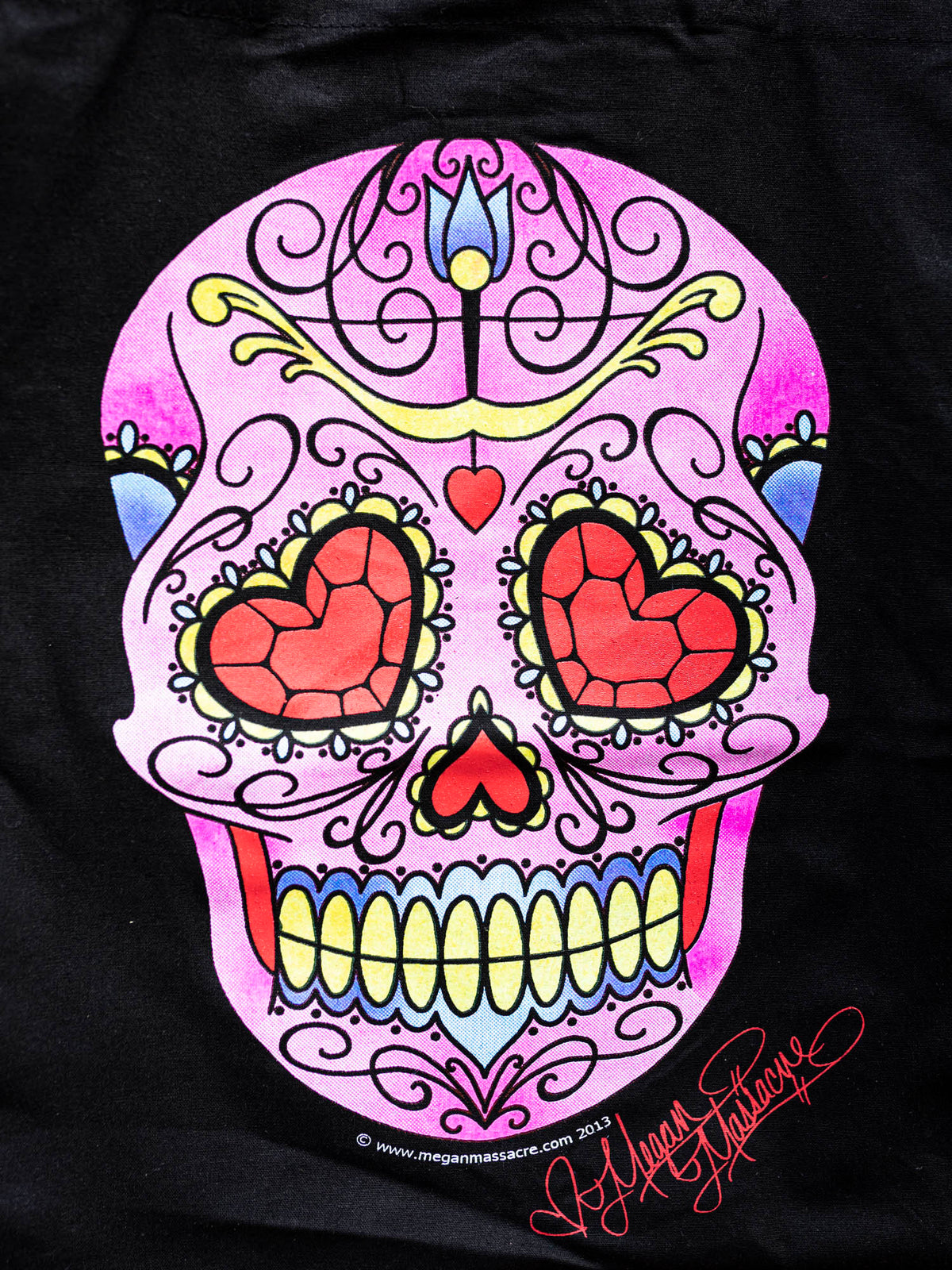 Sugar Skull Tote Bag