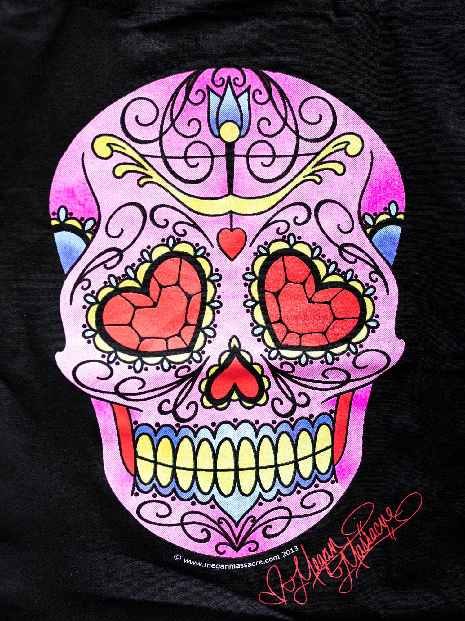 Sugar Skull Tote Bag