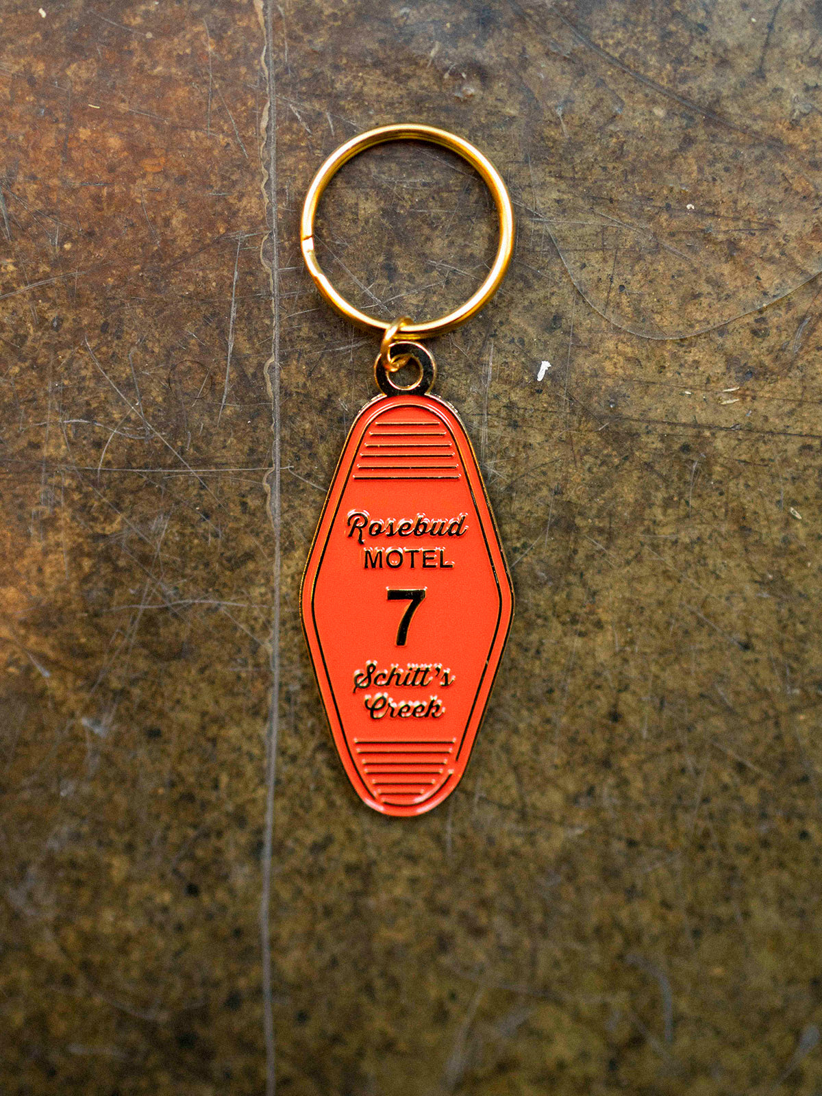 Rosebud Motel Keychain