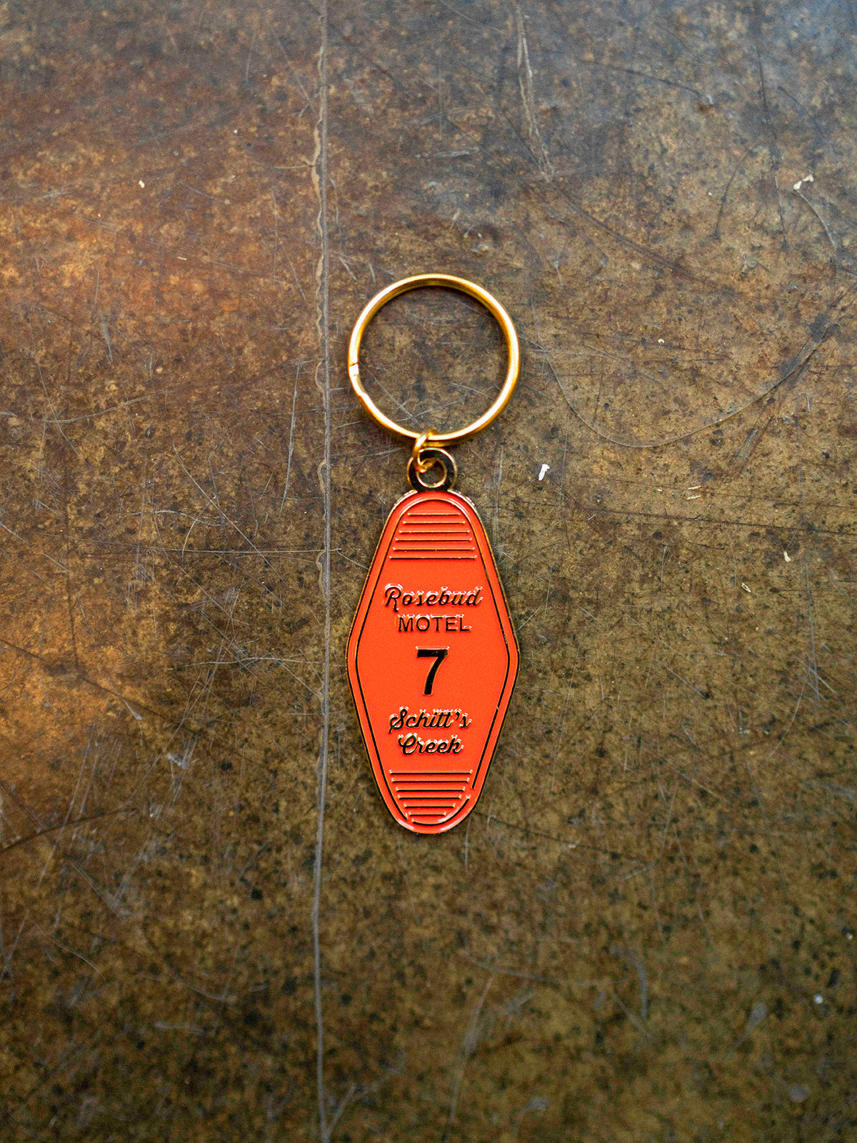 Rosebud Motel Keychain