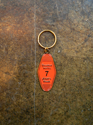 Rosebud Motel Keychain
