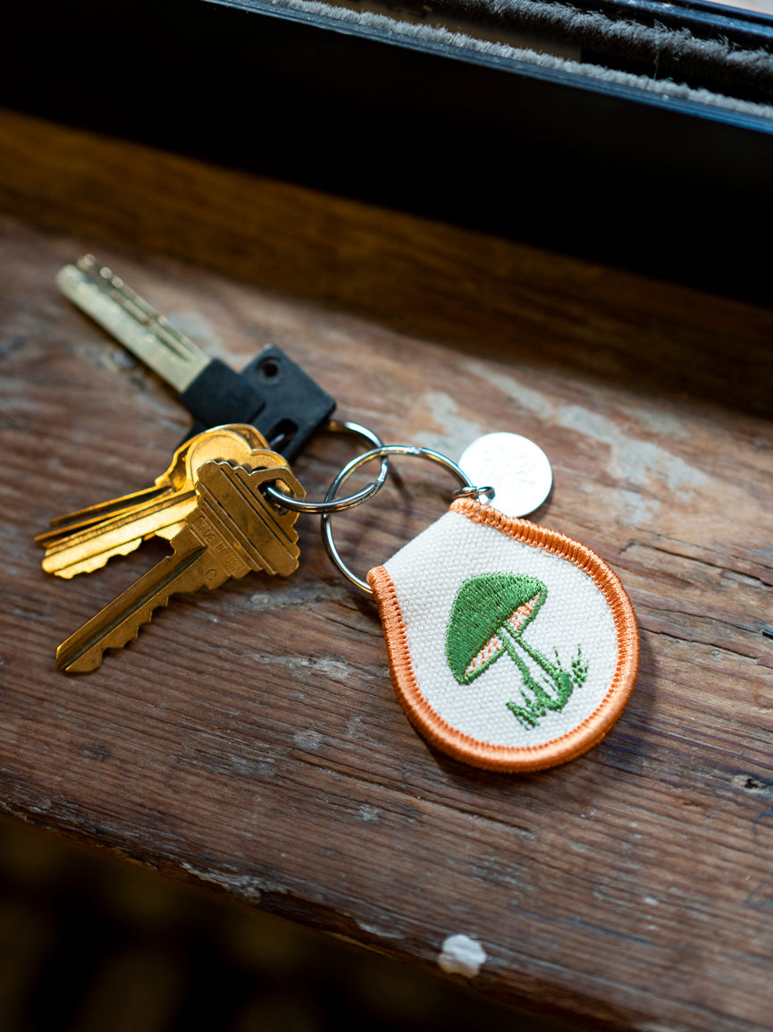 Mushroom Patch Keychain