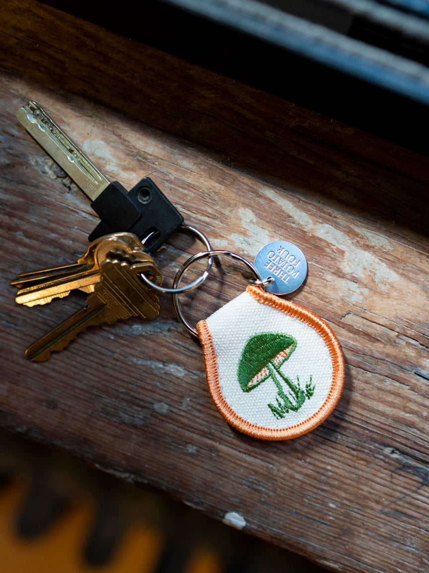 Mushroom Patch Keychain