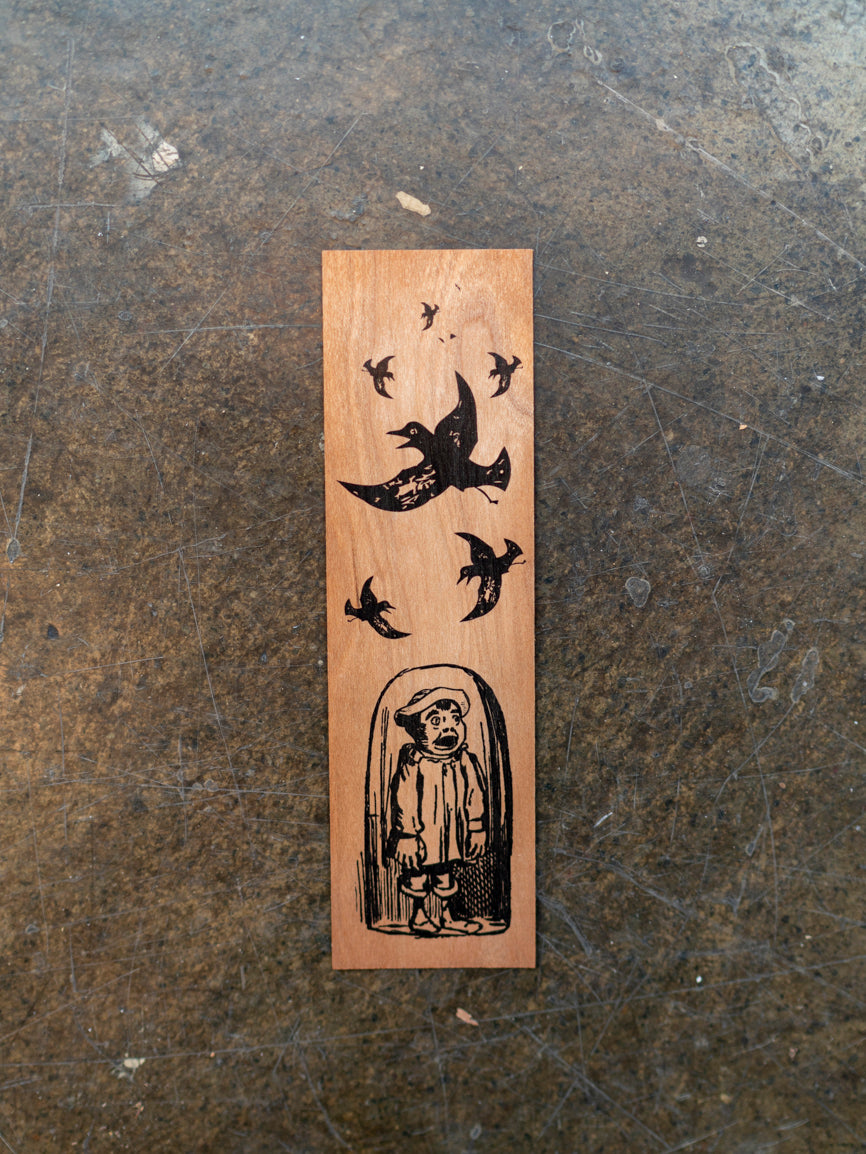 Cage Wood Bookmark