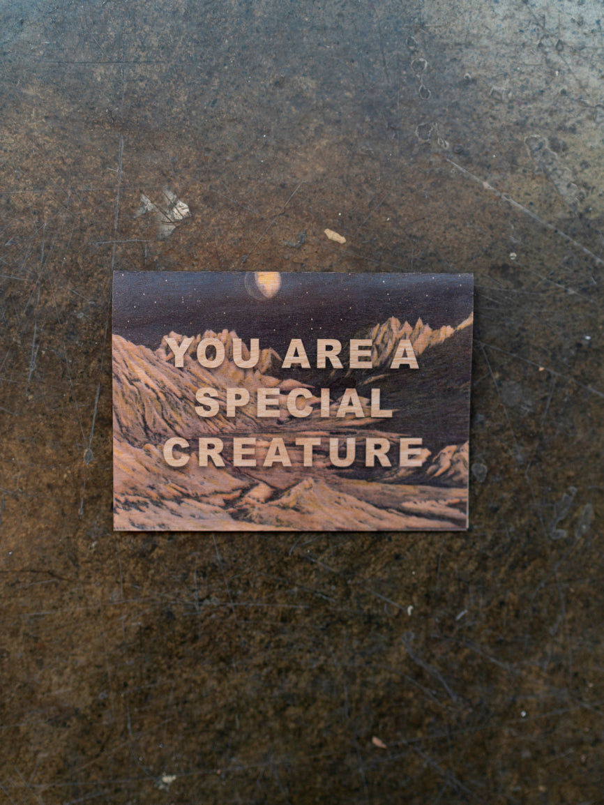 Special Creature Wooden Card