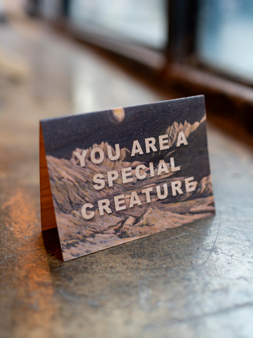 Special Creature Wooden Card