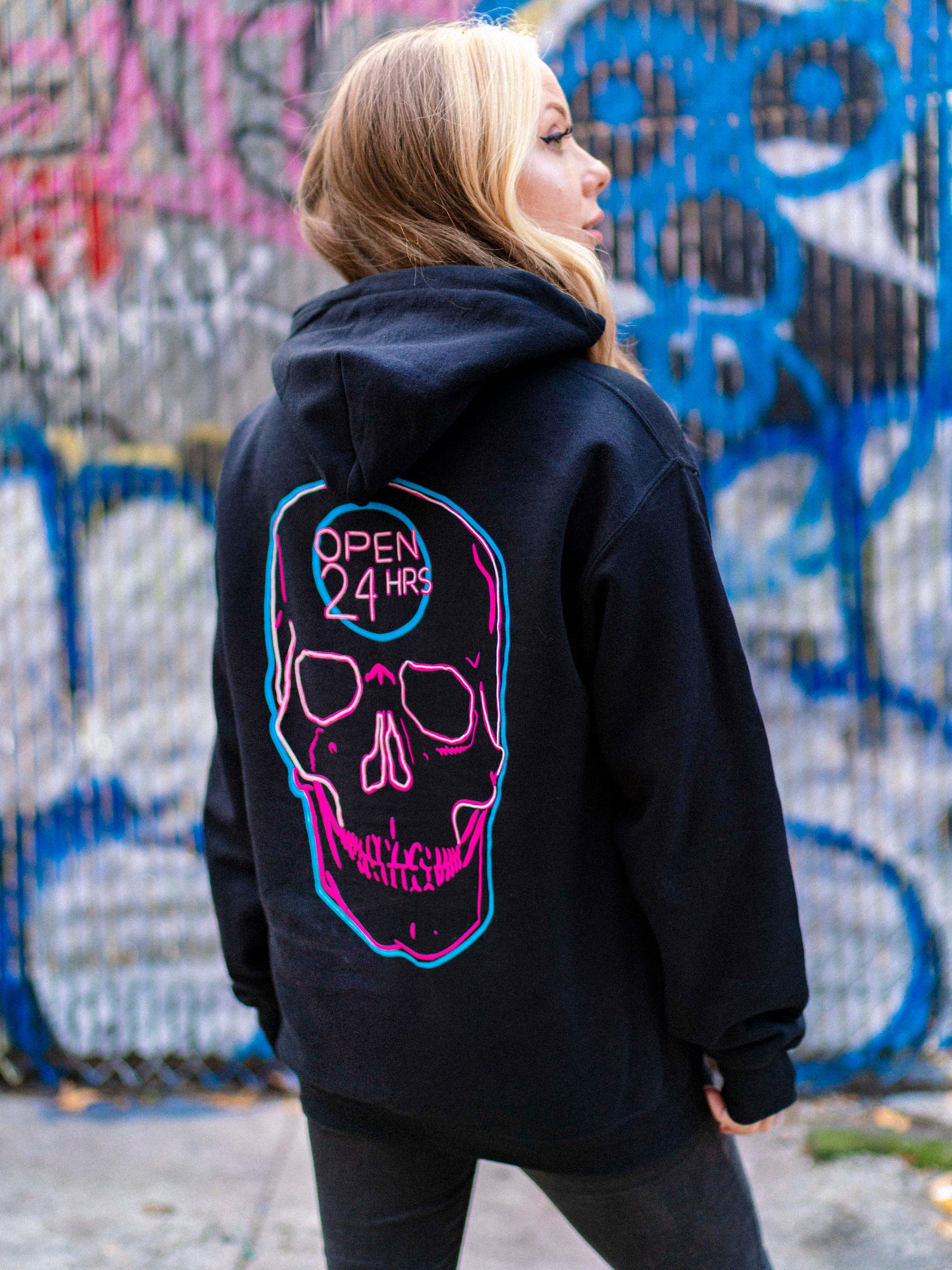 24 Hours Graphic Hoodie