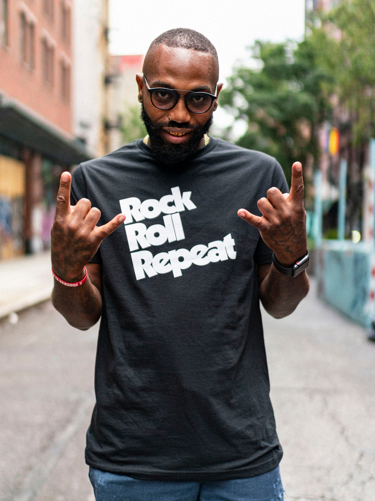 Rock Roll Repeat Tee