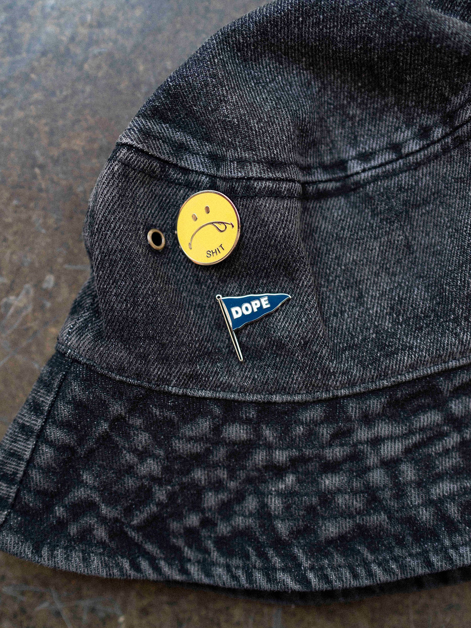 Dope Enamel Pennant Pin