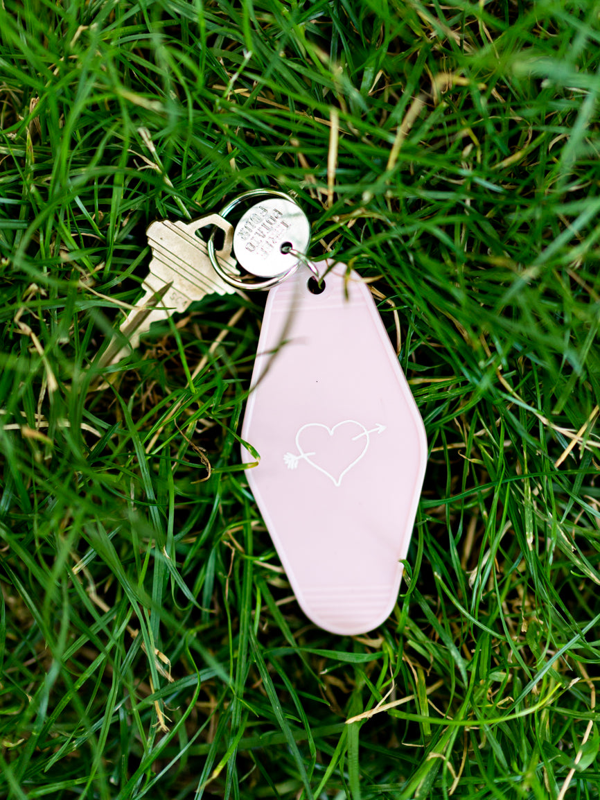 Heart Motel Keychain