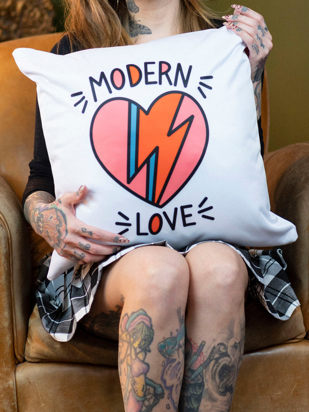 Modern Love Throw Pillow