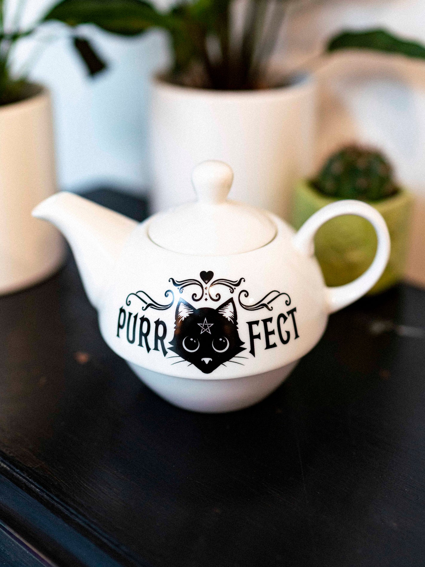 Purrfect Brew Tea For One Set